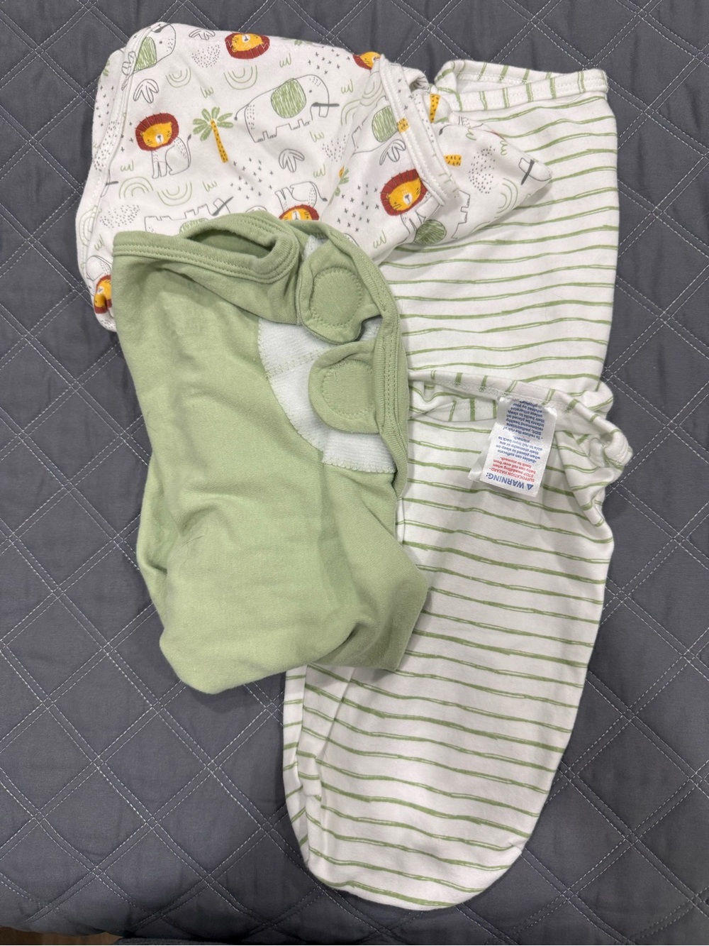 Set of 3 Sleep Sacks 0-3 Month